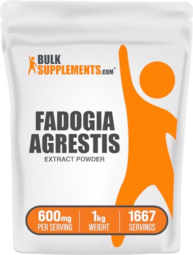 BulkSupplements.com Fadogia Agrestis Extract Powder - Fadogia Agrestis Supplement, Fadogia Agrestis 600mg - for Energy Boost, Gluten Free, 600mg per Serving, 1kg (2.2 lbs) (Pack of 1)