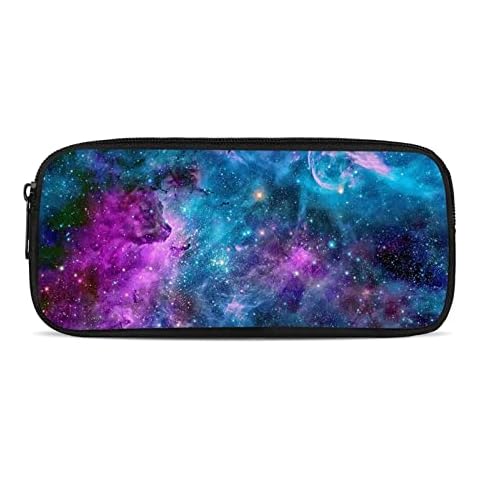 HUIACONG Galaxy Pencil Case for Girls School Supplys Kids Large Capacity Pen Case Children Office Stationery Cosmetic Pouch Zipper Coin Purse Cover