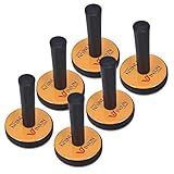 WINJUN 6 Pack Car Window Tinting Magnetic Tools Magnet Holder Gripper with Extra 6 pcs Replacement Fabric Pads for Vinyl Wraps Installation