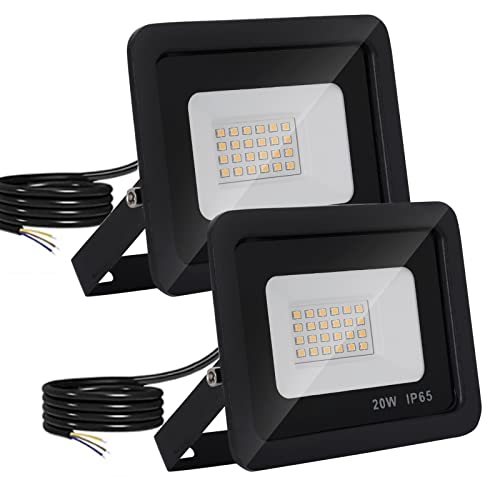 Projecteur LED Extérieur 20W Fini les Zones Sombres dans la Cour