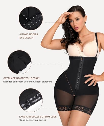 Image of Lover-Beauty Fajas Colombianas Shapewear for Women Tummy Tuck Compression Garment Butt Lifting Shapewear