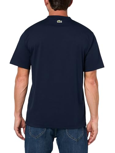 Lacoste Men's Crew Neck Short Sleeve Classic Fit Branding T-Shirt2
