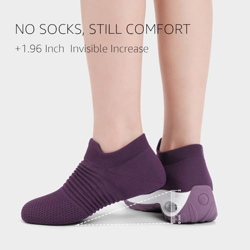 Image of HKR Women Walking Shoes Cushioned Slip On Sneakers