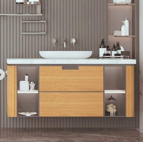 Image of HOME13 Self Adhesive Wood Grain Wallpaper for Furniture Vinyl Sticker Wooden Door Desktop Wall Paper Kitchen Wallpaper (2 feet by 5 feet, Oak Wood)