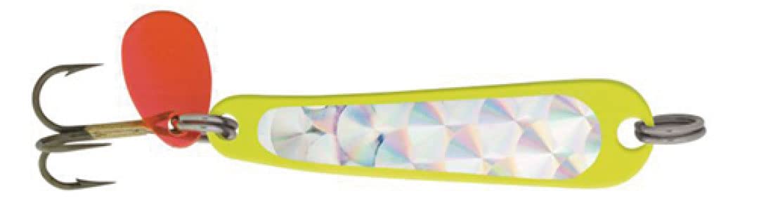 Luhr Jensen 1/8 Hus-Lure Chartreuse/Silver Prism-Lite