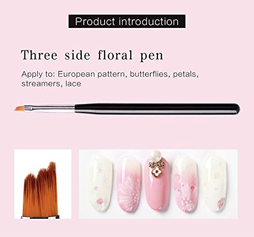 Coslifestore 8PCS Nail Art Brush Set for Nail Design 4