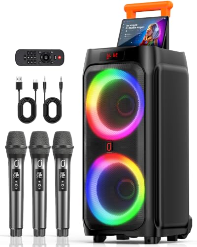 Image of JYX Large Karaoke Machine (Black-3 Mic)