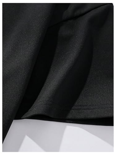 GORGLITTER Men's Japanese Letter Graphic Tee Top Oversized Short Sleeve Casual Aesthetic Print T-Shirt4