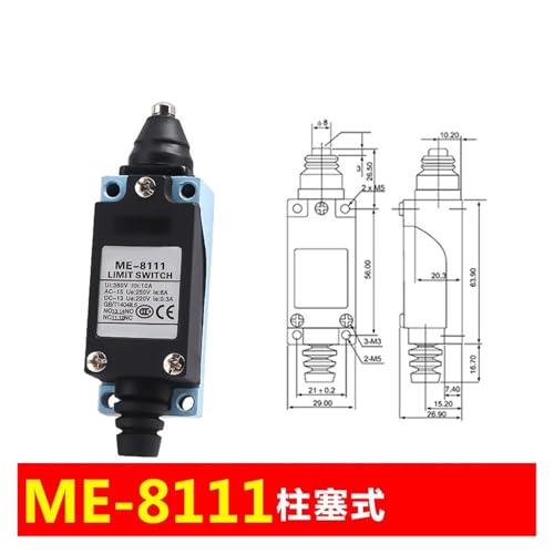 Interrupteur fin de course ME-8111 avec câble 2m 5A 220V réinitialisation automatique
