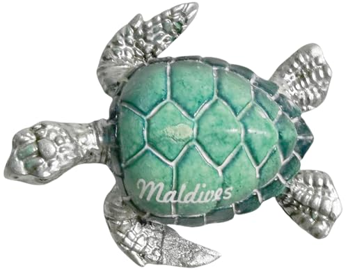 Aimant de réfrigérateur Maldives - Souvenir de voyage - Décoration d'intérieur - Créatif peint à la main