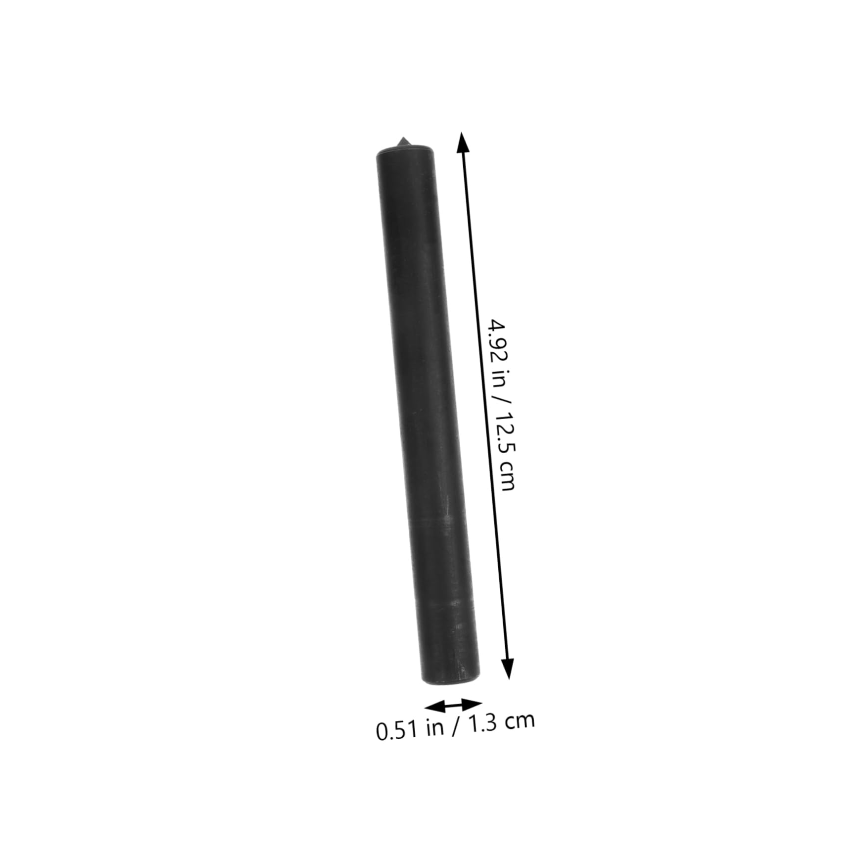 Juego de Punzones Cilíndricos de Acero Negro, 1 Set