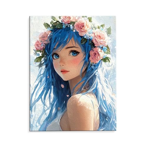 G fW^G ꂢȏ̎q LbgŃyCguVƃANG̋, l̎q̂߂̃Mtg Paint by Numbers h DIY ɂAN ʊGCeA rO 50x70cm (t[X) p-7