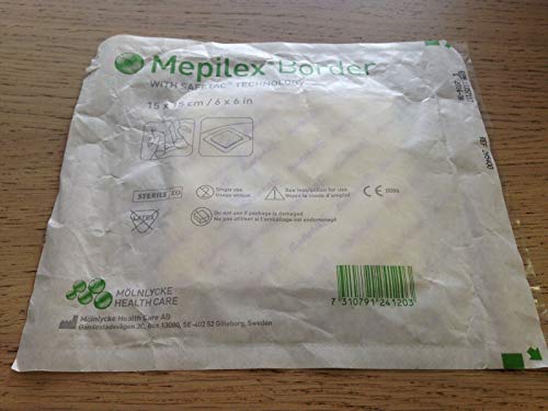 Molnlycke Mepilex Border Sacrum Self Adherent 9.2' X 9.2' 5/bx 282400