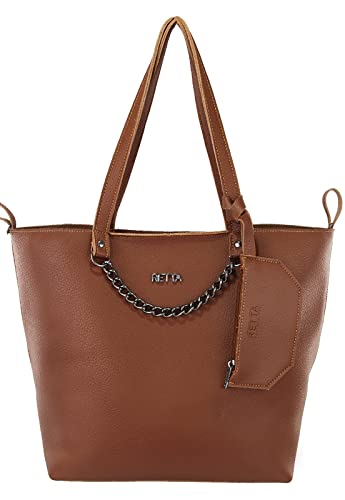 Bolsa Sacola Feminina Retta Preto (CARAMELO)