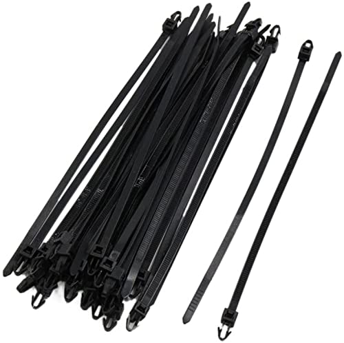 XYWHPGV 30 Pcs Nylon Plastic Zip Trim Wrap Cable Loop Ties Wire Self Locking 190 x 4.5mm for Auto(e9f25 120be bc19c 40ceb 09aeb 54638