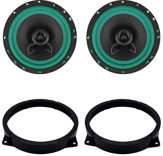 IPNOSIS Kit 2 casse IP-01165 per BMW MINI R50 e R53 dal 2001 al 2006, MINI Cabriolet R52 dal 2004 al 2008 con 2 Supporti Anteriori