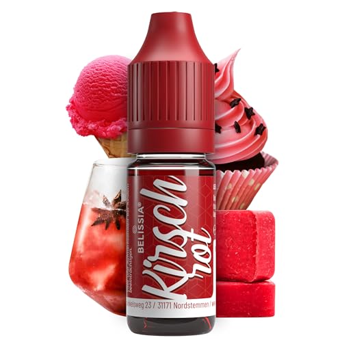 Belissia Lebensmittelfarbe Kirschrot 10ml flüssig zum Kochen und Backen