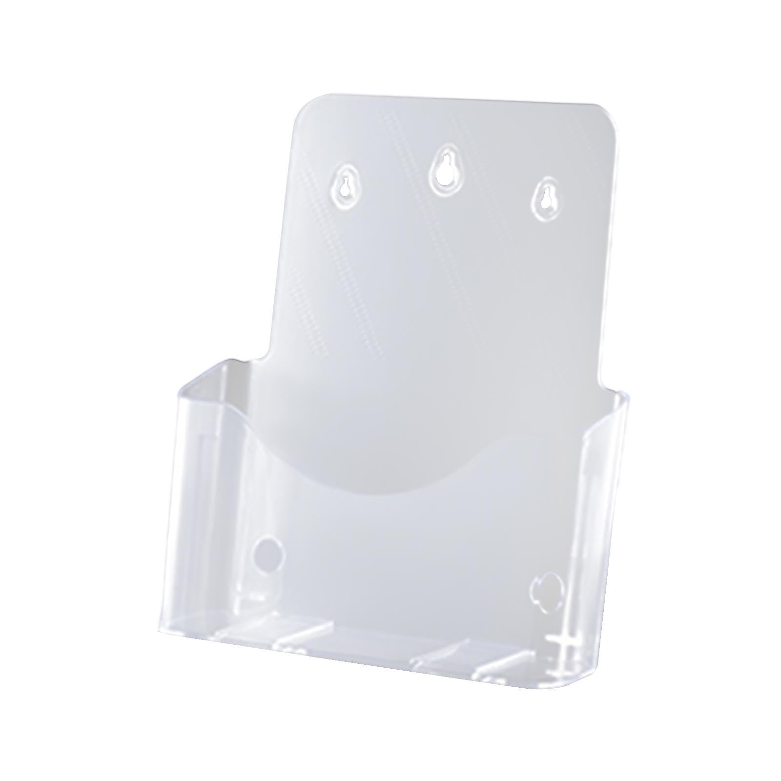 Zambuph Acrylic Brochure Holder Pamphlets Booklets Reliable Display Stand Events And Office Usage Menus Literature Holder Countertop Organizer Exhibition , A4 , 1 Tier