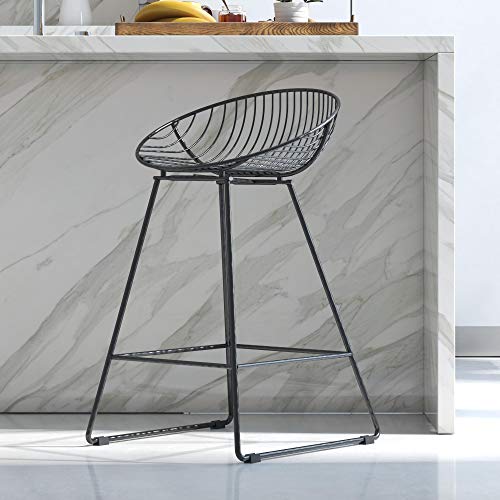 Cosmoliving By Cosmopolitan Ellis Barstools Black #TOP7