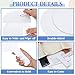 Seajan 100 Pcs Auction Bidding Paddles Bulk Answer Numbers Voting Blank Fans Dry Erase Boards Doubled Sided Handheld for Back to School Supplies(Round)