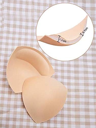 3 Pairs Triangle Shape Removable Sponge Bra Pad Breathable Push Up Bra Breast Insert Pads Breast Enhancers Shaper for Bikini - Image 4