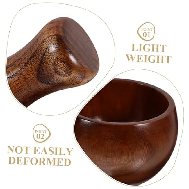 KICHOUSE 1set Wooden Pestle and Bowl Set for Grinding Garlic Avocado and Spices Kitchen Tool for Sauces and Seasoning Preparation Elegant Wood Design