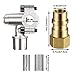 Bullet Piercing Valve Kits with Dust Cap Converts R12 to R134a Fit 7/16 Inch Low Side Port BPV-31 Bullet Piercing Tap Valve Replace for AP4502525, BPV31D, GPV14, GPV31, GPV38, GPV56, MPV31 (1 Set)