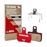 TOP BRAKE Disc Road Bike Brake Pads for SRAM Level Ultimate/Force,RED AXS and XC MTB Brake Set | Road Bike, Gravel, MTB | Ceramic Compound, Silent Option, Performance Version, Red