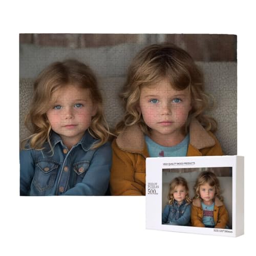 Personalised Jigsaw Puzzles for Adults, Custom Puzzle for Photo, 2000 Pieces Personalised Jigsaw Puzzle, Customized Wood with Picture Gifts for Friend, Lover on Wedding, Birthday, Christmas Q-182