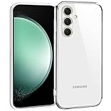 TENOC Phone Case for Samsung Galaxy S23 FE, Clear Case Shockproof Protective Bumper Slim Cover