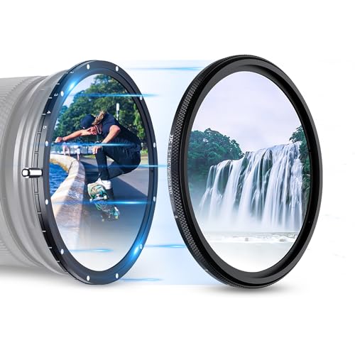 JJC 82mm Filtro ND Variable Color Verdadero ND2.5 ND1000 10 Stop, ND2.5 ND32 Densidad Neutra Fader Ajustable con ND32 Fijo para Canon EF 24 70mm RF 85mm F1.2 L RF 600mm F11 Objetivo, Sin Cruz X