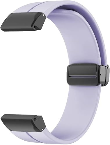 Miniatura 9 de Correa deportiva para Garmin Fenix 7x76x GPs65x5, correa de reloj inteligente de 0.866 in y 1.024 in de silicona magnética de repuesto