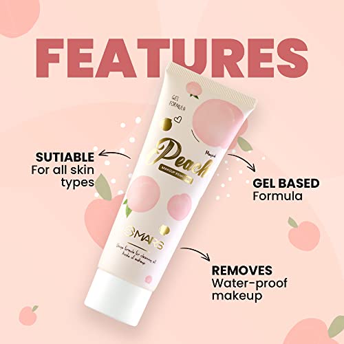 MARS Peach Makeup Remover |Unique Formula For Cleaning All Kinds Of Makeup For Women (60ml) - Image 2