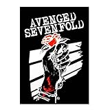 Posters Unframed Print Avenged Merch Seven Poster Decor Wall Art for Home Bedroom Office Dorm Room Decoration 12'x18'