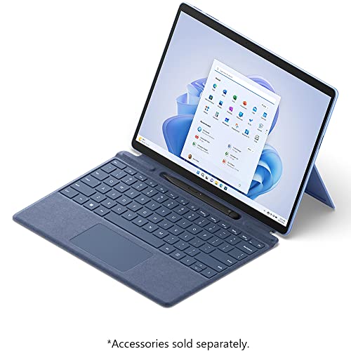 Image of Microsoft QIL-00035 Surface Pro 9 13 inch Touch Tablet, Intel i7, 16GB /256GB, Sapphire Bundle Surface Pro Signature Mechanical Keyboard, Black and 1 YR CPS Enhanced Protection Pack