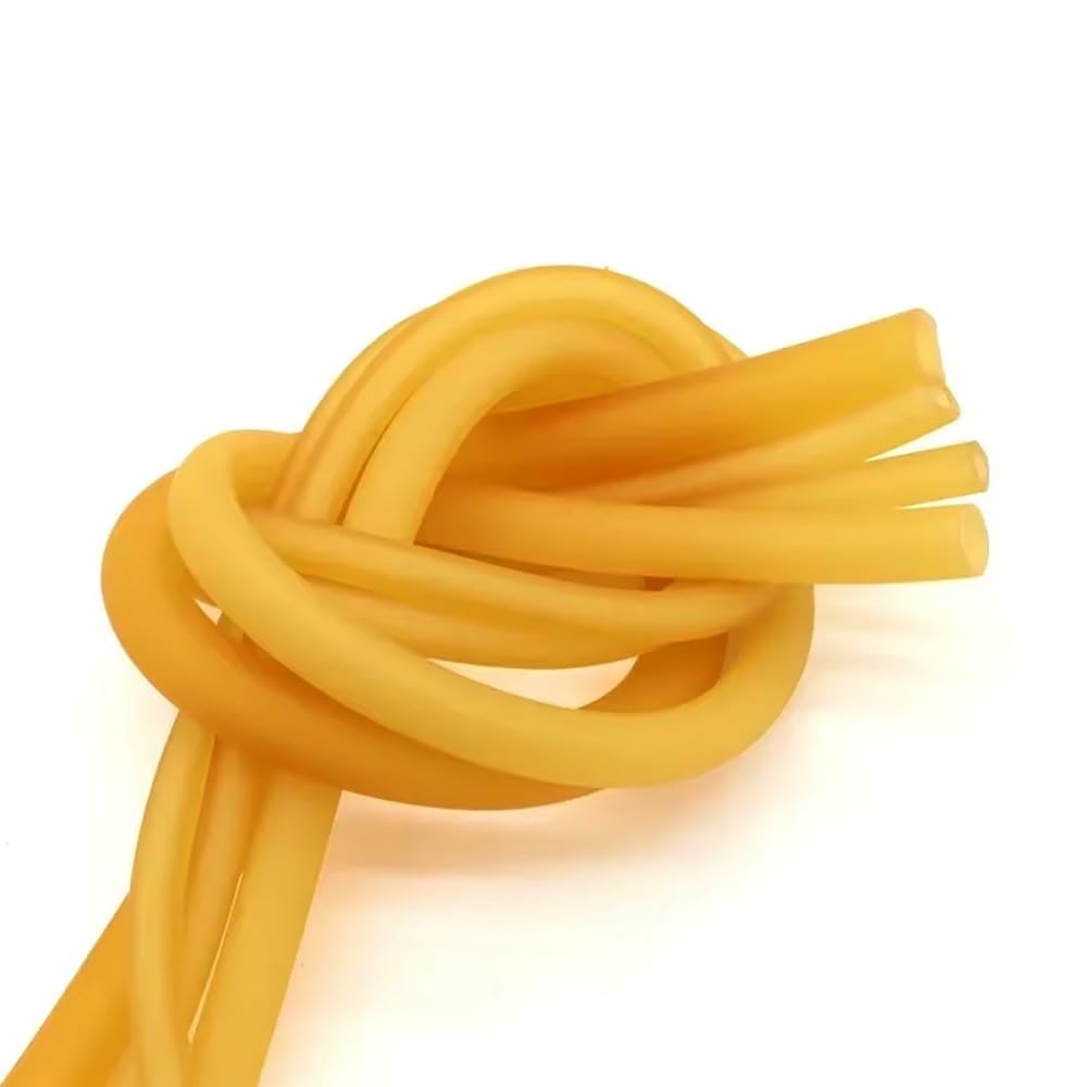 Tubo de látex natural 5m, ID 1,6–18 mm, OD 3,2–22 mm. Alta elasticidad y resistente al desgarro, apto para laboratorio e industria, 1 pieza(ID 18mm x OD 22mm)