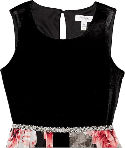 Speechless Girls' Sleeveless Maxi Romper Party Dress4