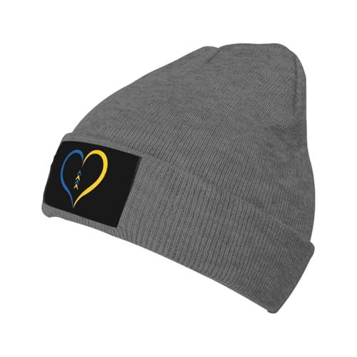 Knit Beanie Hat Cute Down Syndrome Awareness Hats Warm Fall