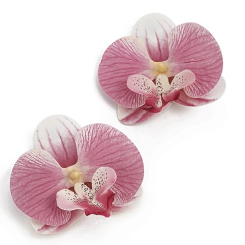 Pendientes de flores 3D elegantes con acabado artesanal para damas de honor
