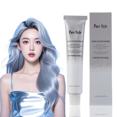 YSNSTYLE PureStyle Hair Color Cream 3.4 fl oz Blue Grey