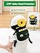 JunNeng Baby Head Protector Backpack Memory Foam, 3-Sided Fall Head Safety Protection (Green UFO)