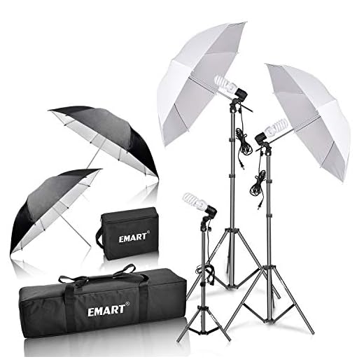 Best photography umbrella brand EMART Complete Photography Lighting Kit