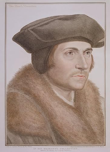 Impresión en lienzo Hans Holbein Lord Chancellor de gran realismo 60x90cm