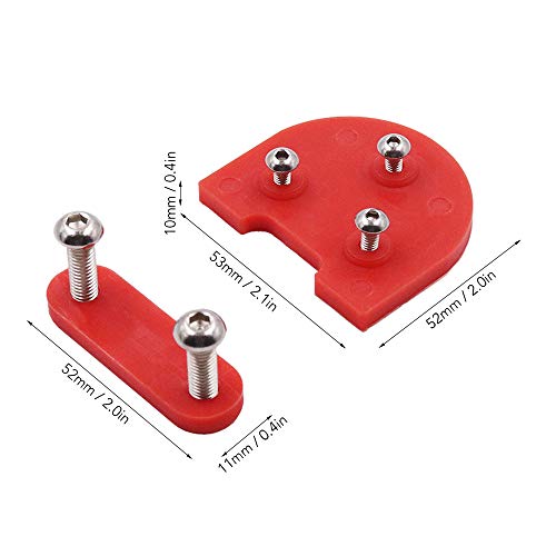 Scooter Spacer, Andoer Conjunto de espaçador de scooter Espaçador de pára-lama traseiro Espaçador de