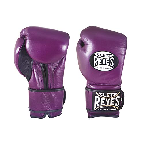 Image of Cleto Reyes Hook and Loop Boxing Training Gloves, Red, 14 OZ