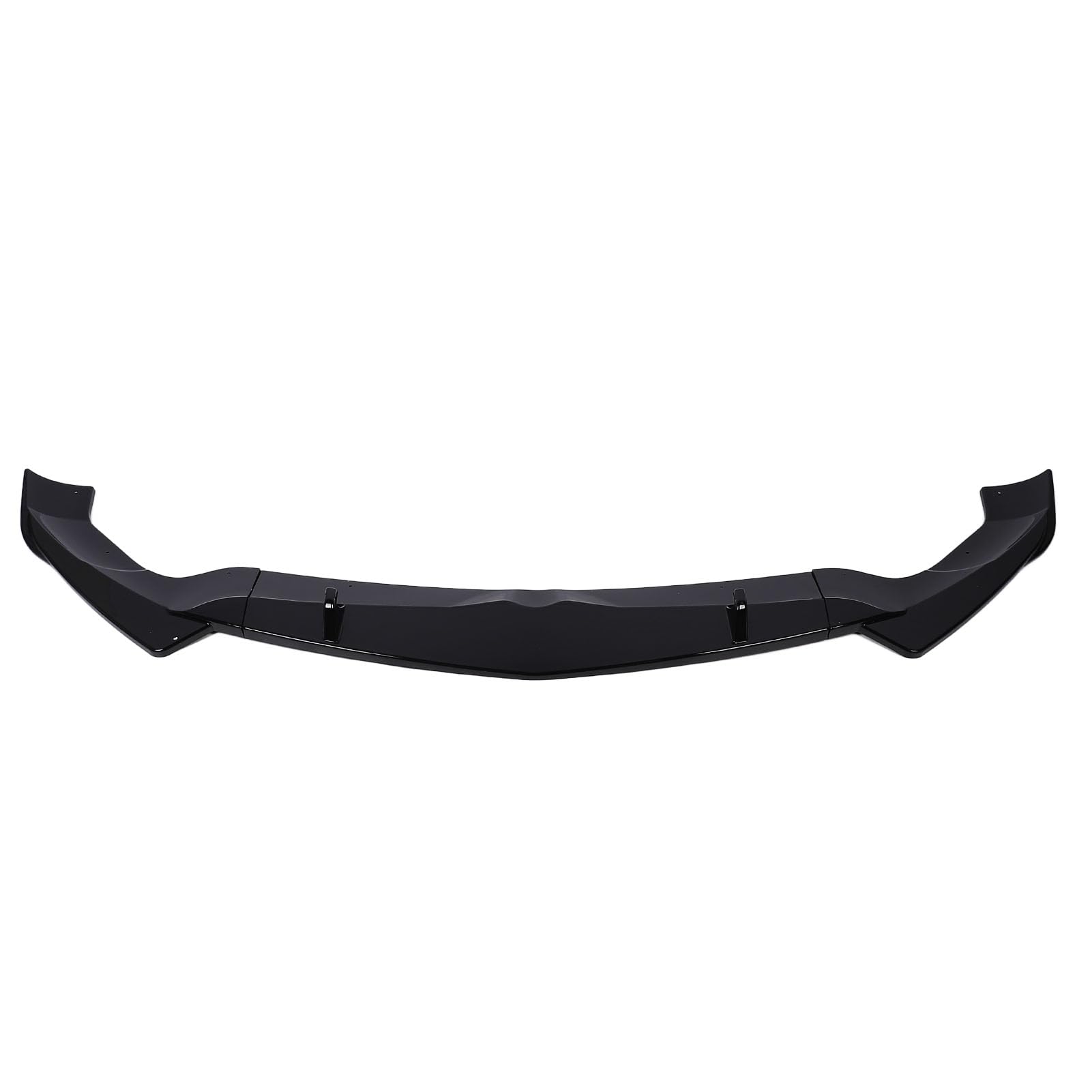 Frontstoßstangen-Lippenspoiler, Glänzend Schwarz, Frontstoßstangen-Lippenspoiler-Splitter für Stelvio 2017 und Später, Verbessert den Sportlichen Look, Unterstützt Aerodynamische Balance,