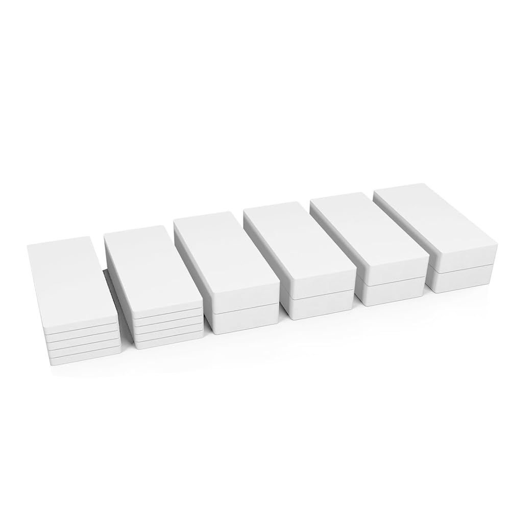 Breeshy White 20Pcs Furniture Pads,Eva Foam Headboard Stoppers For Wall, 10Pcs (15Mm Thick)+10Pcs (5Mm Thick) Wall Protector