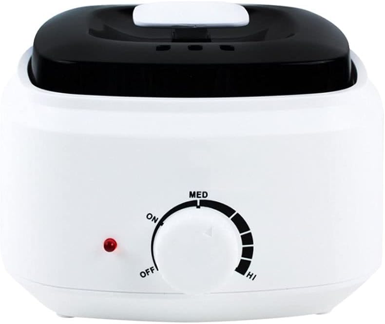 Wax Warmer,Waxing Kit for Women Men, 500 Ml Wax Warmer Hair Removal, Wax Warmer Hair Removal Hard Wax Kit, for Body Wax-Face, Eyebrow, Bikini,Suitable for Underarms, Bikini Area, Legs, Arms(White)