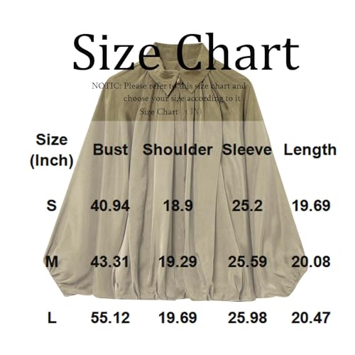 Aryapyper Balloon Sleeve Jacket For Women Puffer Bomber Tops Oversized Pleated Streetwear Long Sleeve Jackets2