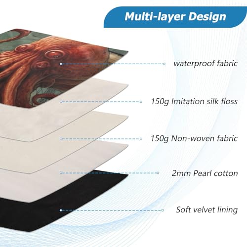 Funda para Laptop Ocean Boat Octopus 13-14 Pulgadas miniatura 4